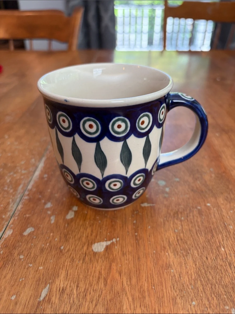 Polish Pottery Coffee Mug Boleslawiec - Picture 3 of 6